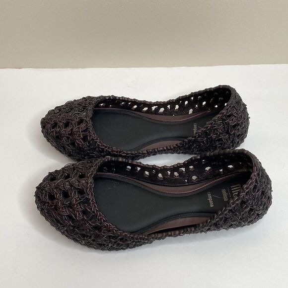 Mini Melissa Campana Crochet Jelly  Ballerina Flats Size13 - Picture 4 of 8